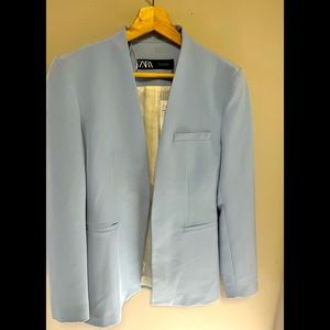 Zara Lapelless Blazer